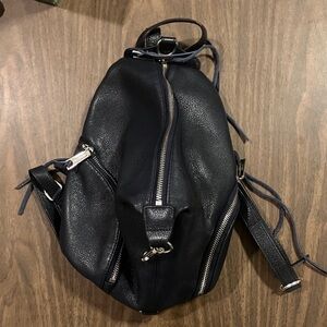 Rebecca Minkoff Navy Julian Leather Backpack